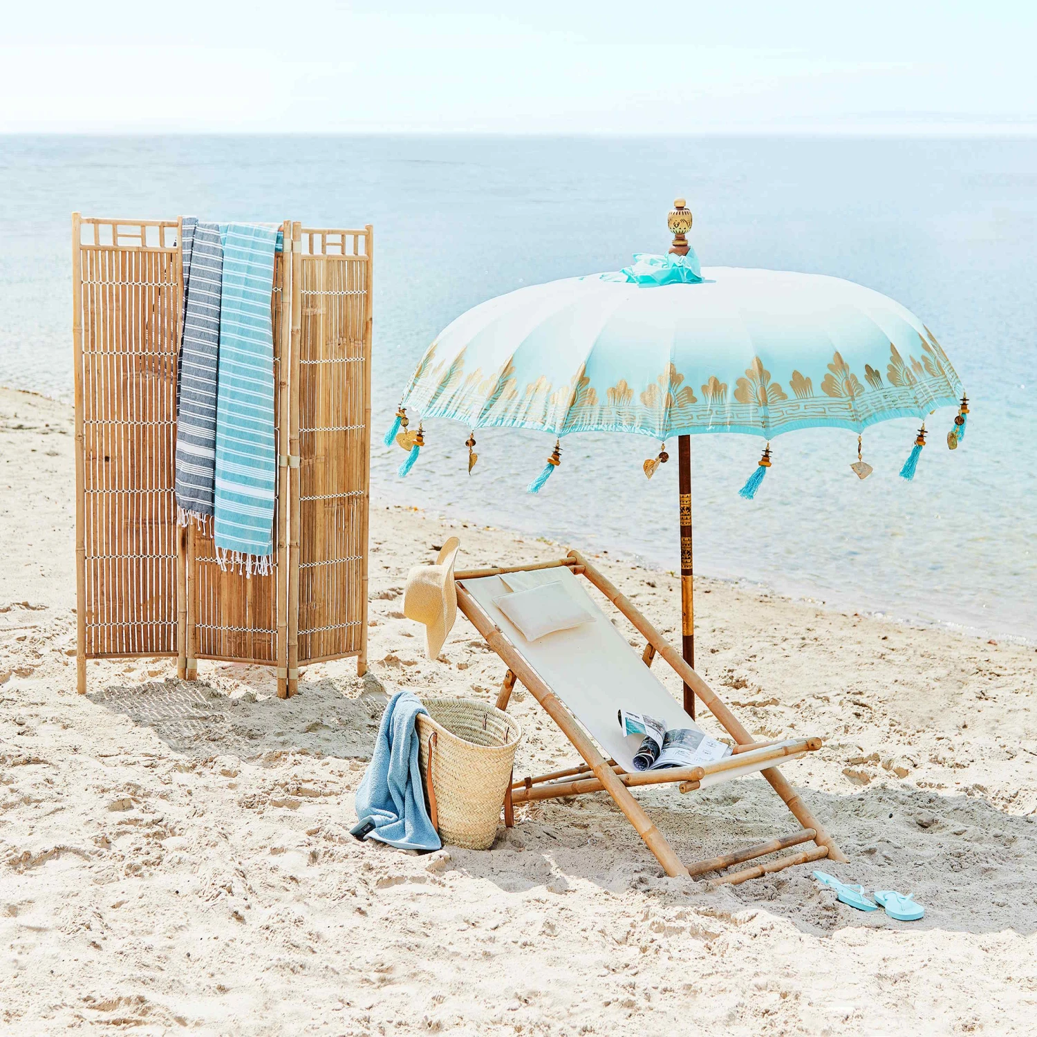 ORIENTAL LOUNGE Sonnenschirm Ø180cm - Image 9