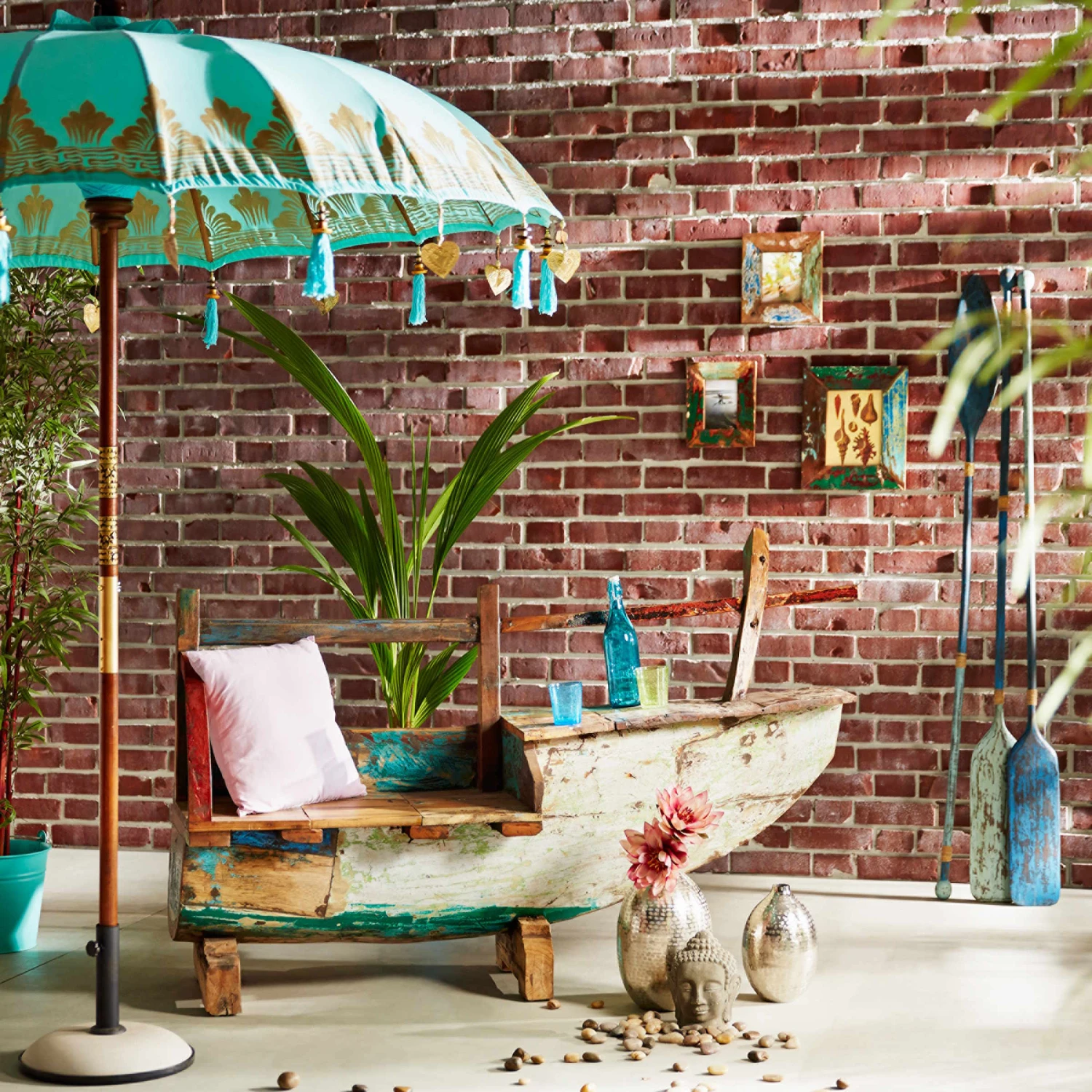 ORIENTAL LOUNGE Sonnenschirm Ø180cm - Image 16