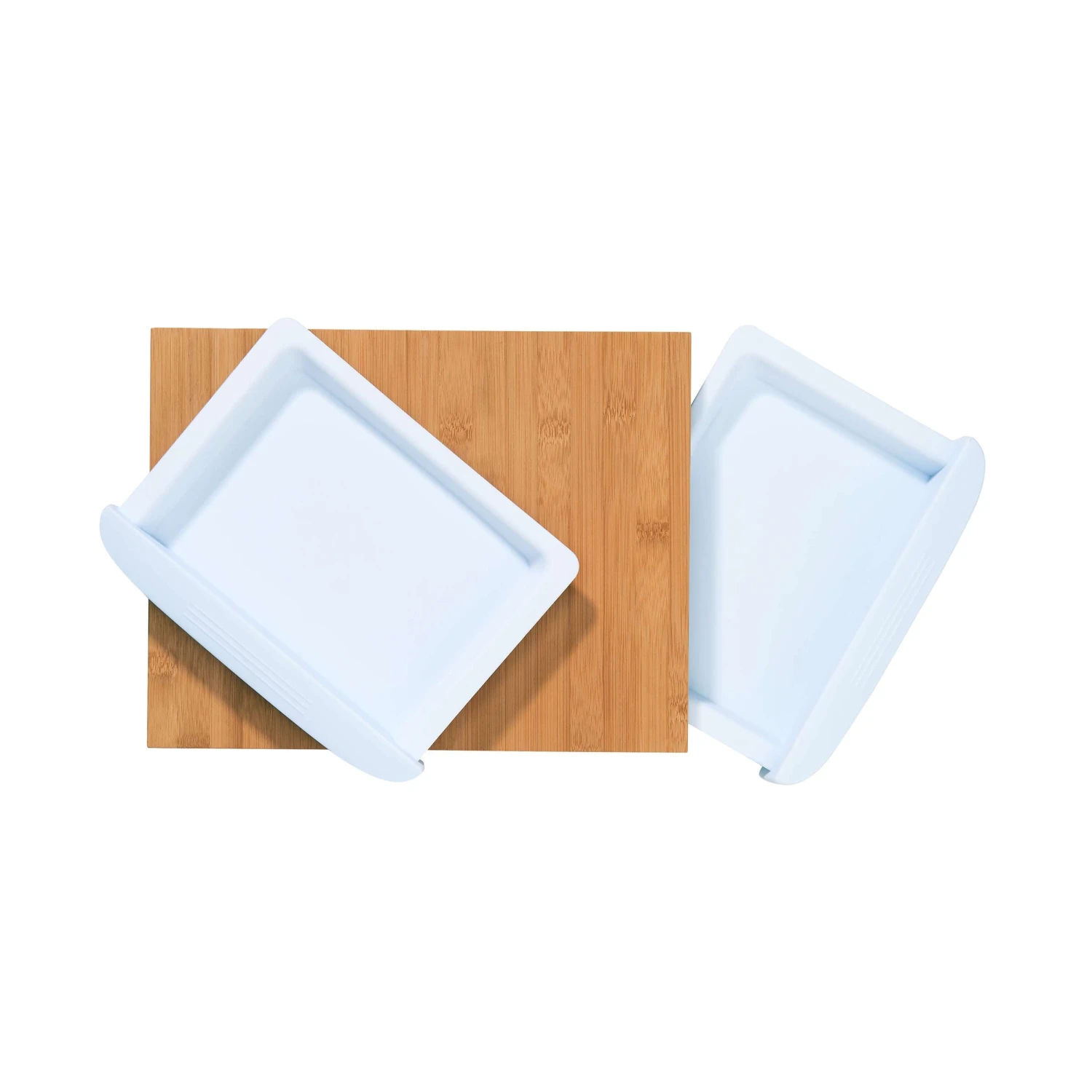 BAMBOO Bambusbrett Mit 2 Auffangschalen L 32 X B 25cm - Image 3