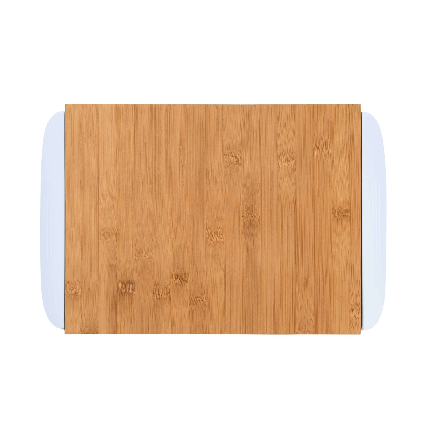 BAMBOO Bambusbrett Mit 2 Auffangschalen L 32 X B 25cm