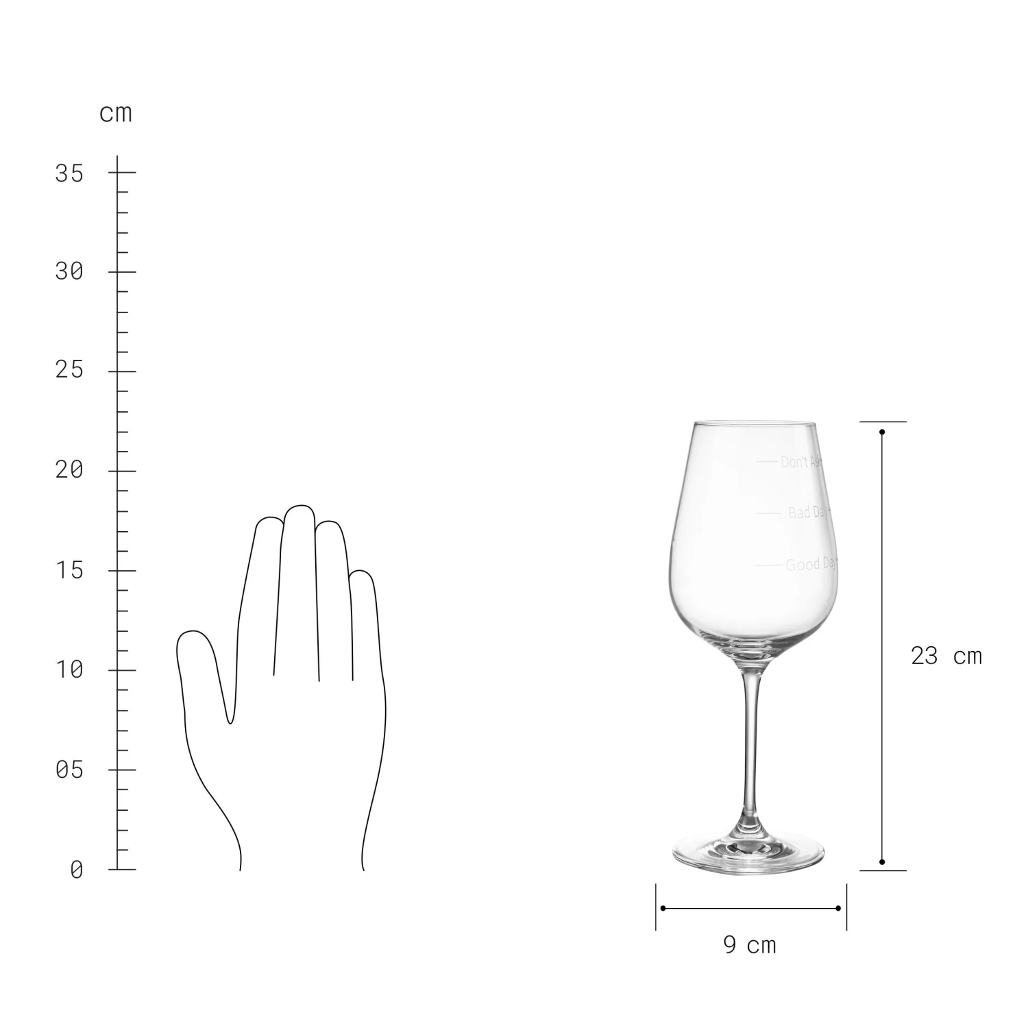 DON`T ASK Weinglas 480 Ml - Image 5