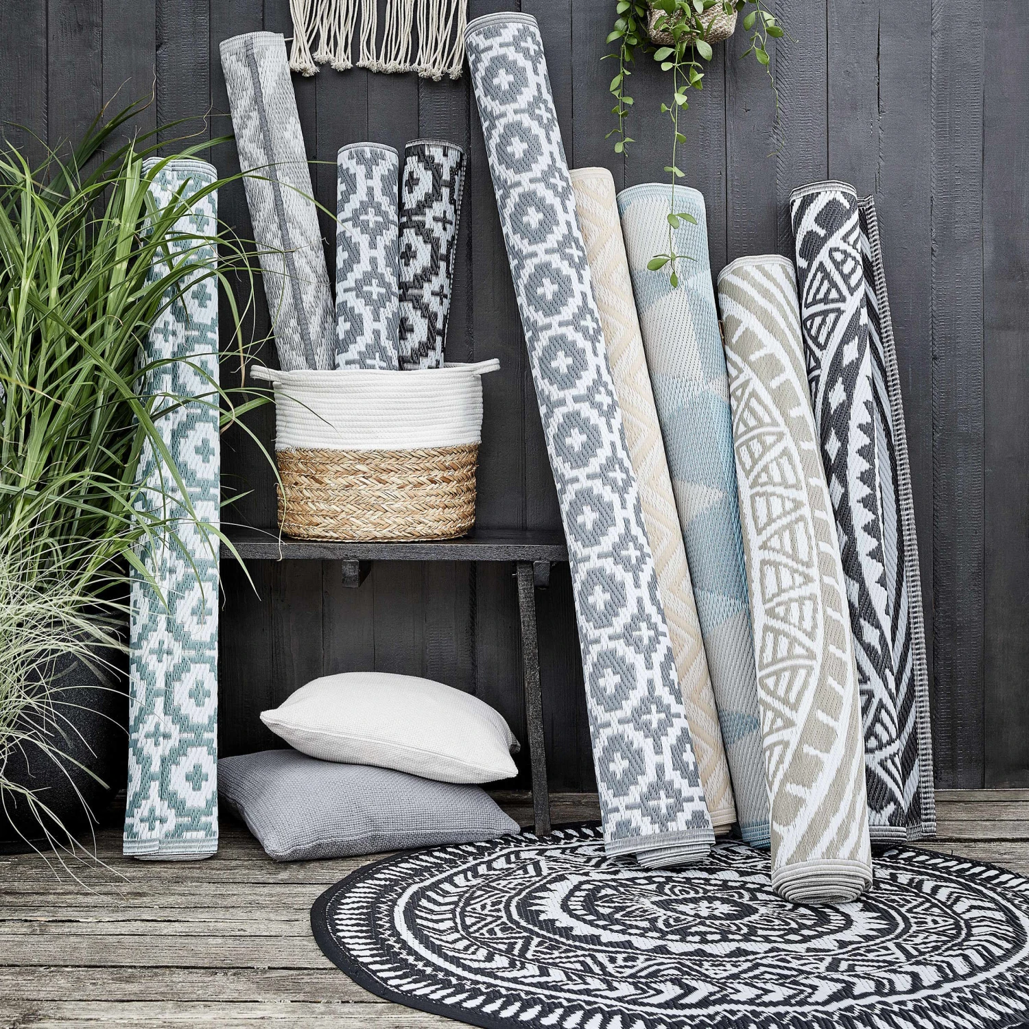 COLOUR CLASH In- & Outdoorteppich Dreiecke L 180 X B 120cm - Image 6