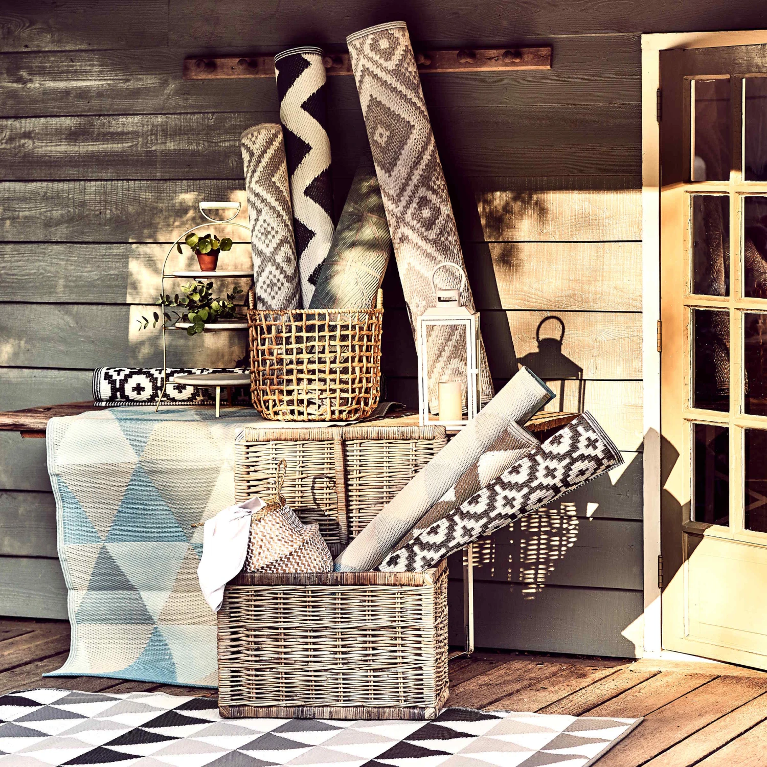 COLOUR CLASH In- & Outdoorteppich Dreiecke L 180 X B 120cm - Image 8