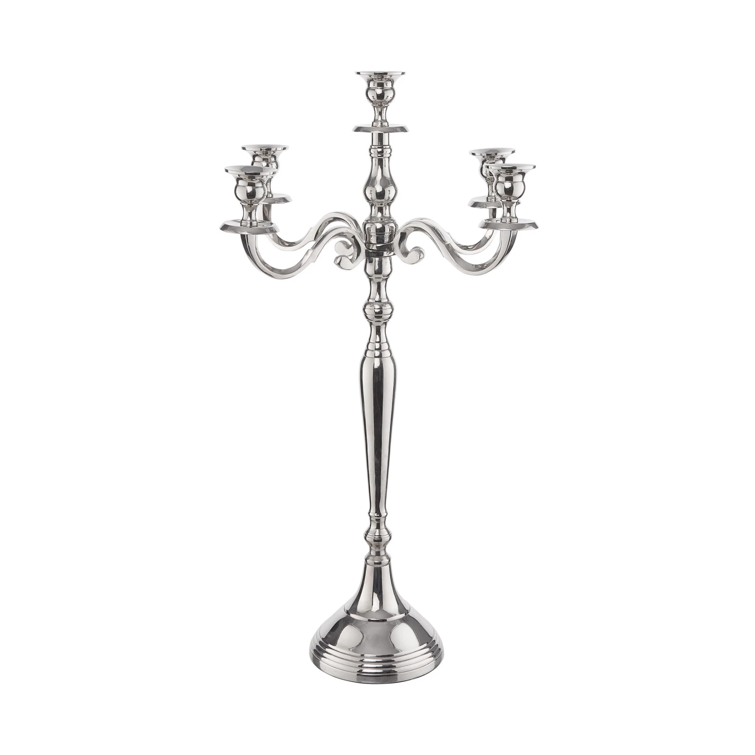 SILVERLIGHTS Kerzenhalter 5-armig Höhe 60cm