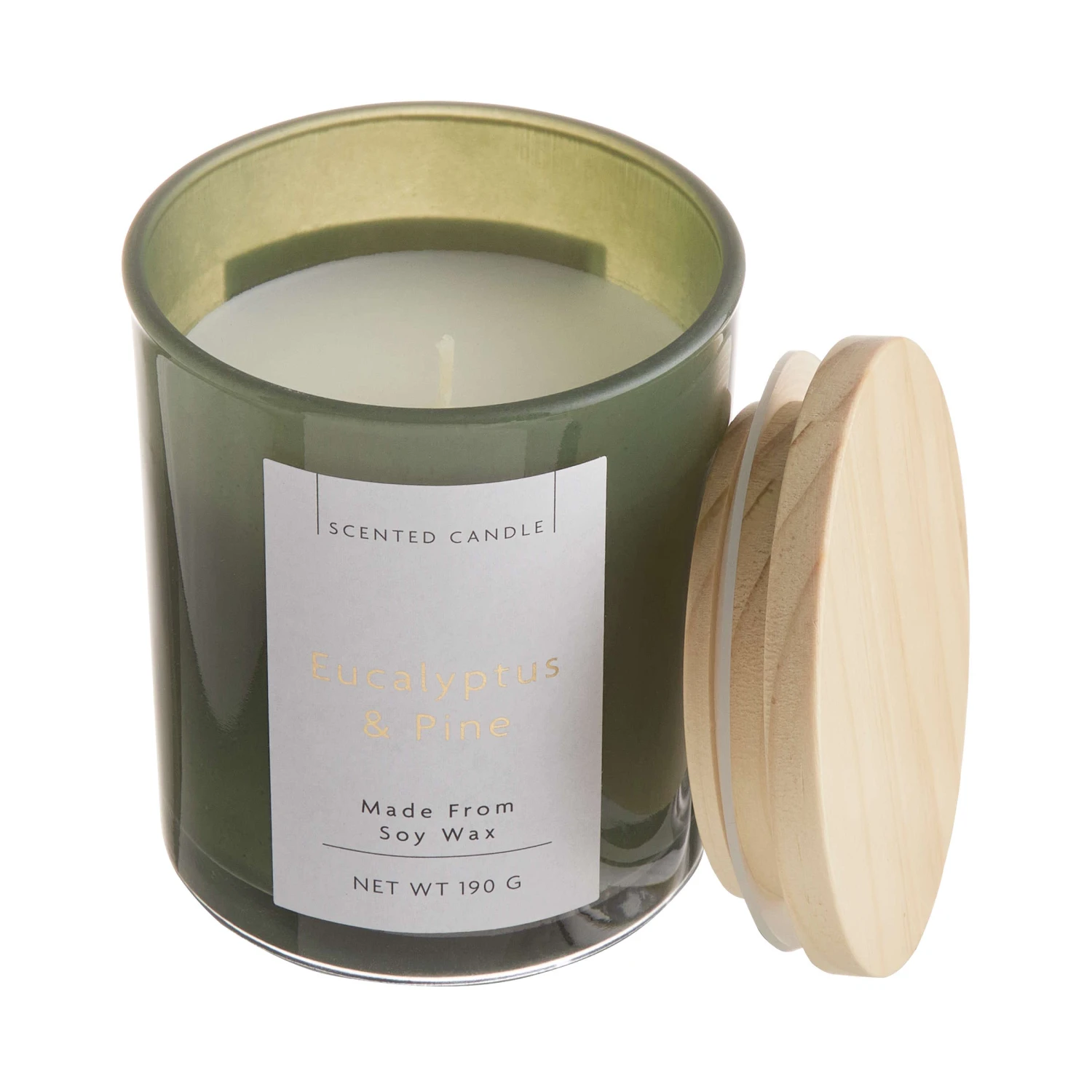SCENTED CANDLE Duftkerze Eucalyptus & Pine Mit Sojawachs - Image 2