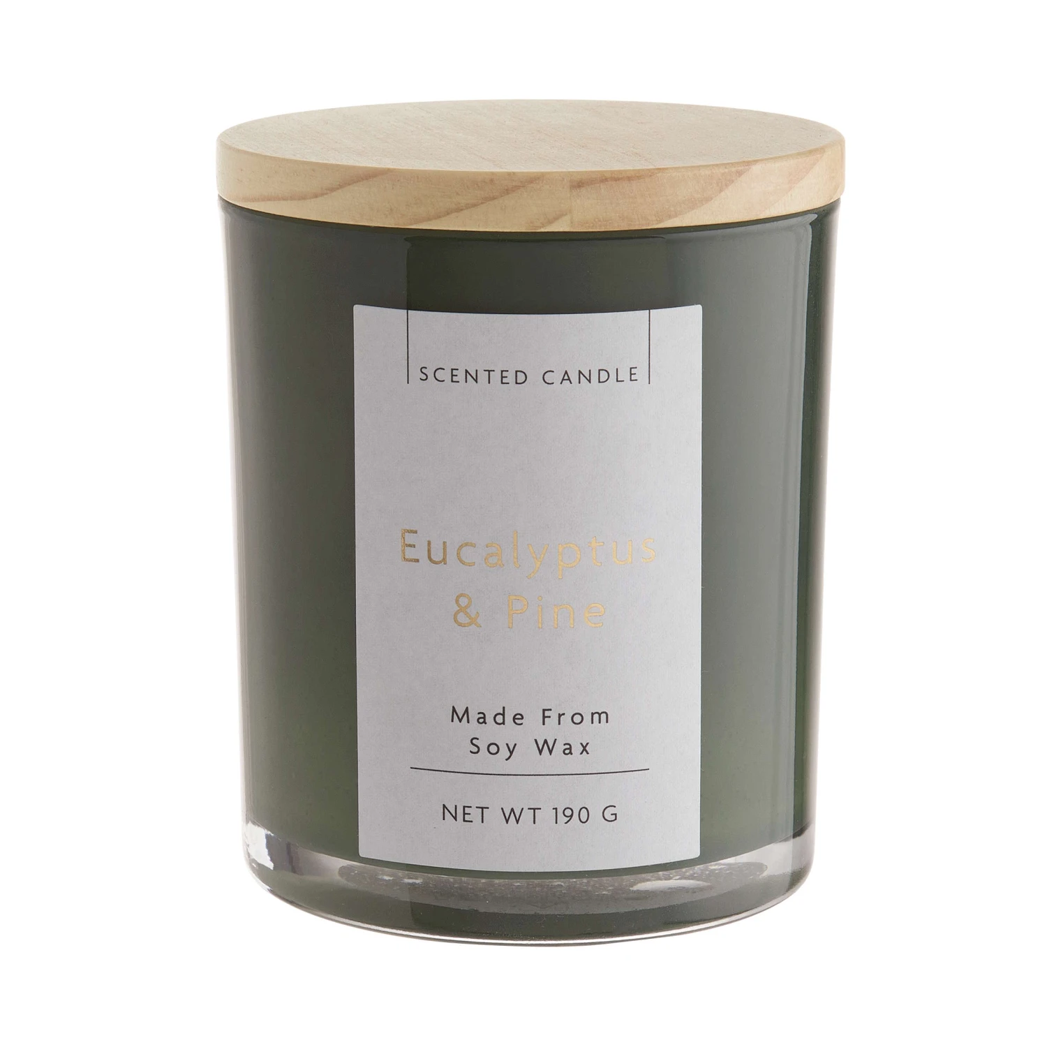 SCENTED CANDLE Duftkerze Eucalyptus & Pine Mit Sojawachs