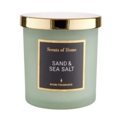 SCENTS OF HOME Duftkerze Sand & Sea Salt Mit Sojawachs