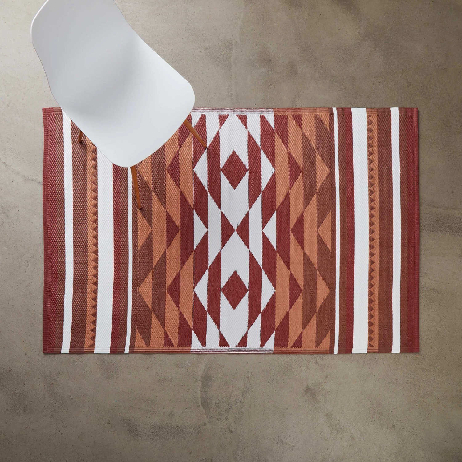 COLOUR CLASH In- & Outdoor-Teppich Ikat L 180 X B 118cm - Image 2