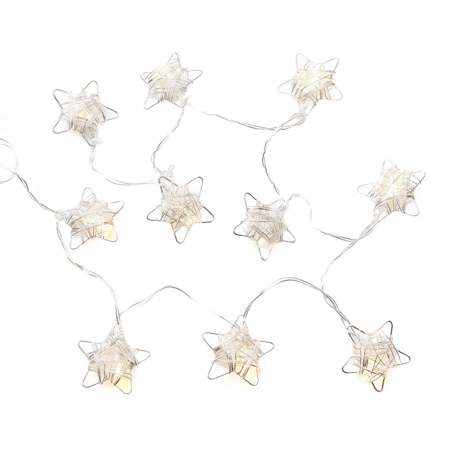 STAR LIGHTS LED-Lichterkette Metallsterne Mit USB-Batteriefach - Image 4