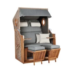 SYLTStrandkorb Mit Bullauge