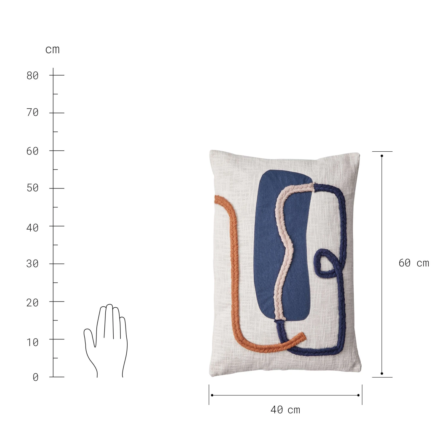 ABSTRACT Kissen L 40 X B 60cm - Image 3