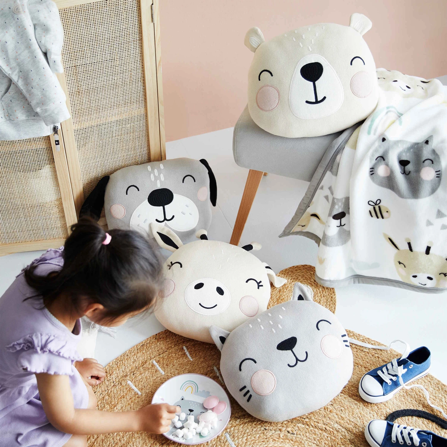 TINY TOWN Flanell-Decke L 170 X B 130cm - Image 7