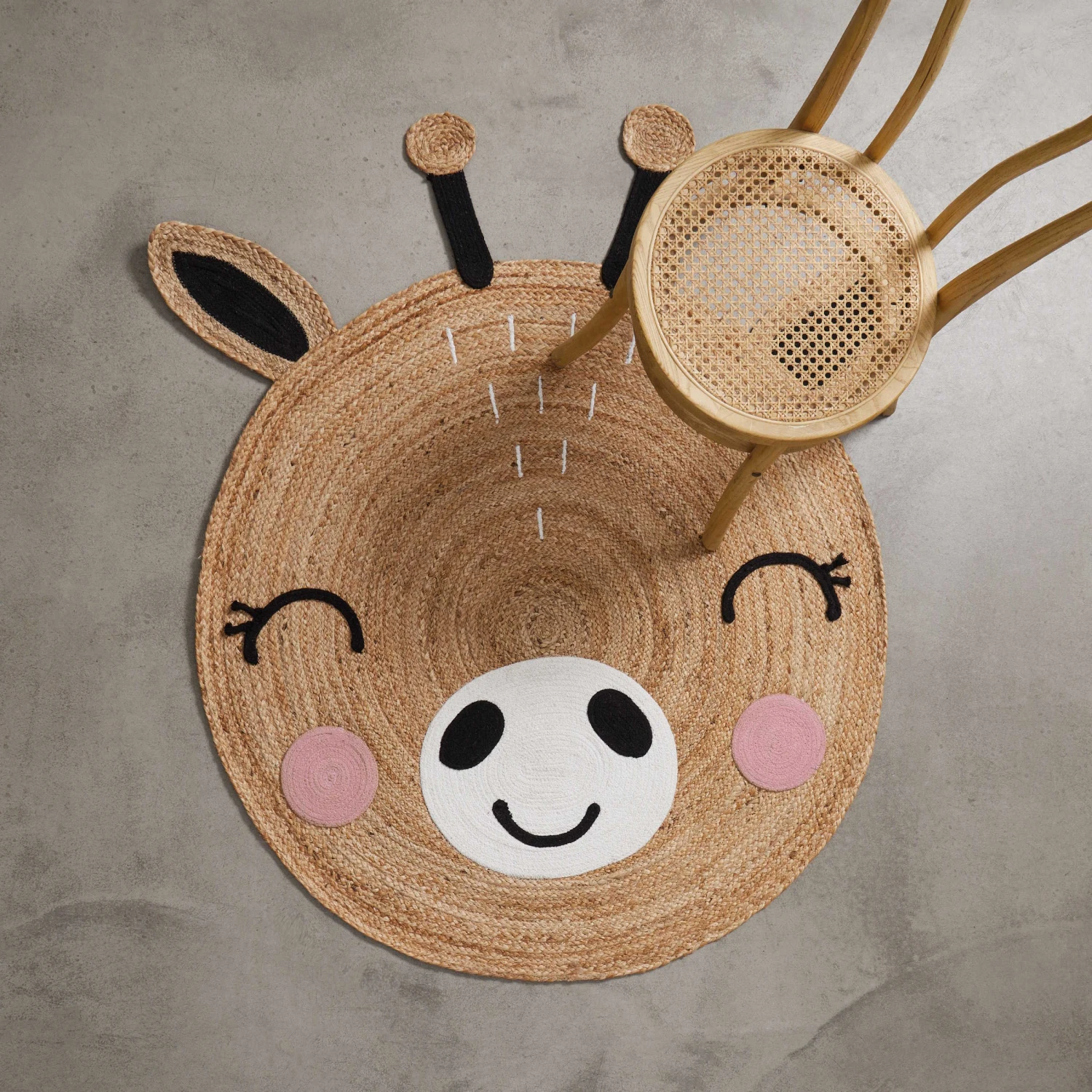 TINY TOWNHanf-Teppich Giraffe Ø110cm - Image 2