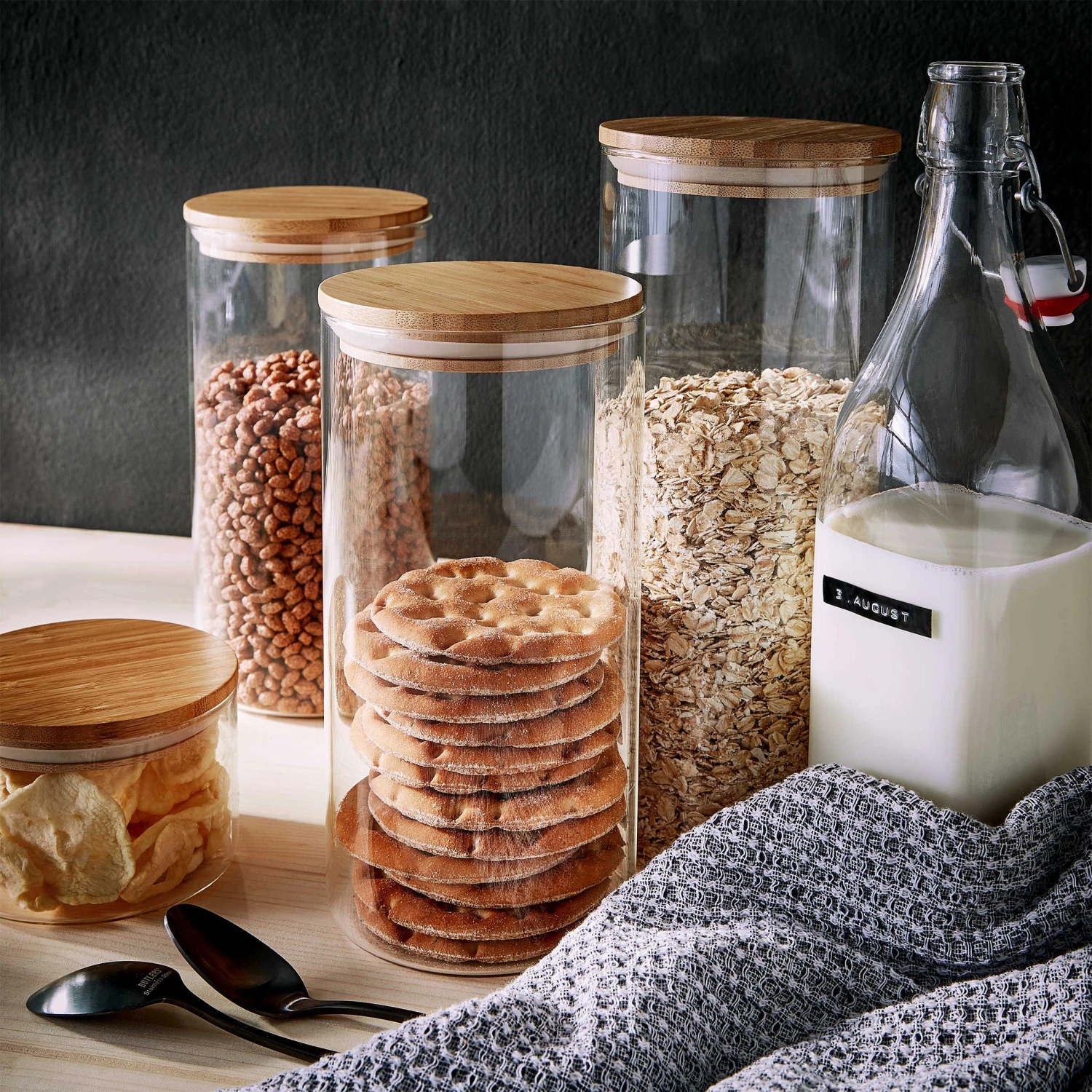 WOODLOCK 4x Vorratsgläser 2300ml - Image 2