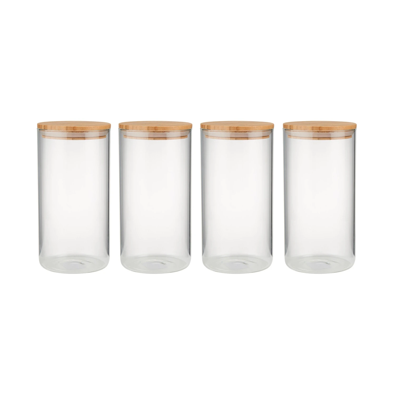 WOODLOCK 4x Vorratsgläser 2300ml