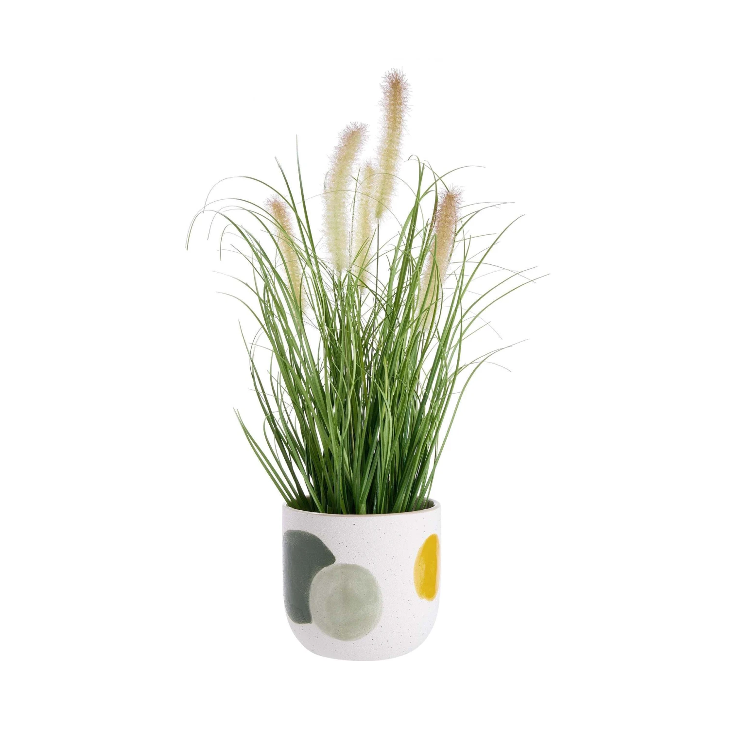 Blumentopf Kreise Ø12cm SEVENTIES In Weiß-Bunt - Image 2