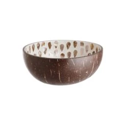Deko Schale Tropfen Aus Kokosnuss Ø14cm COCONUT In Braun
