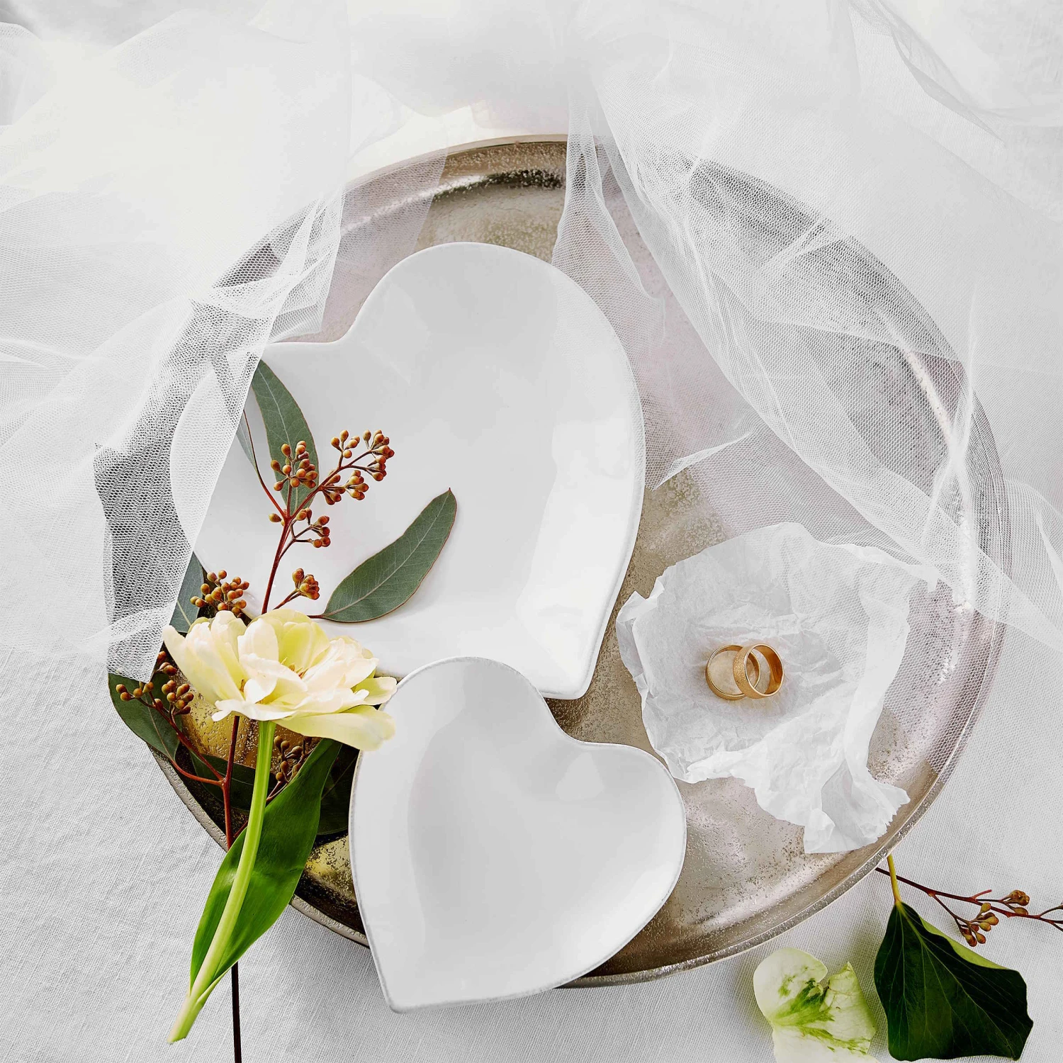 Deko-Teller Ø27cm BANQUET In Silber - Image 4