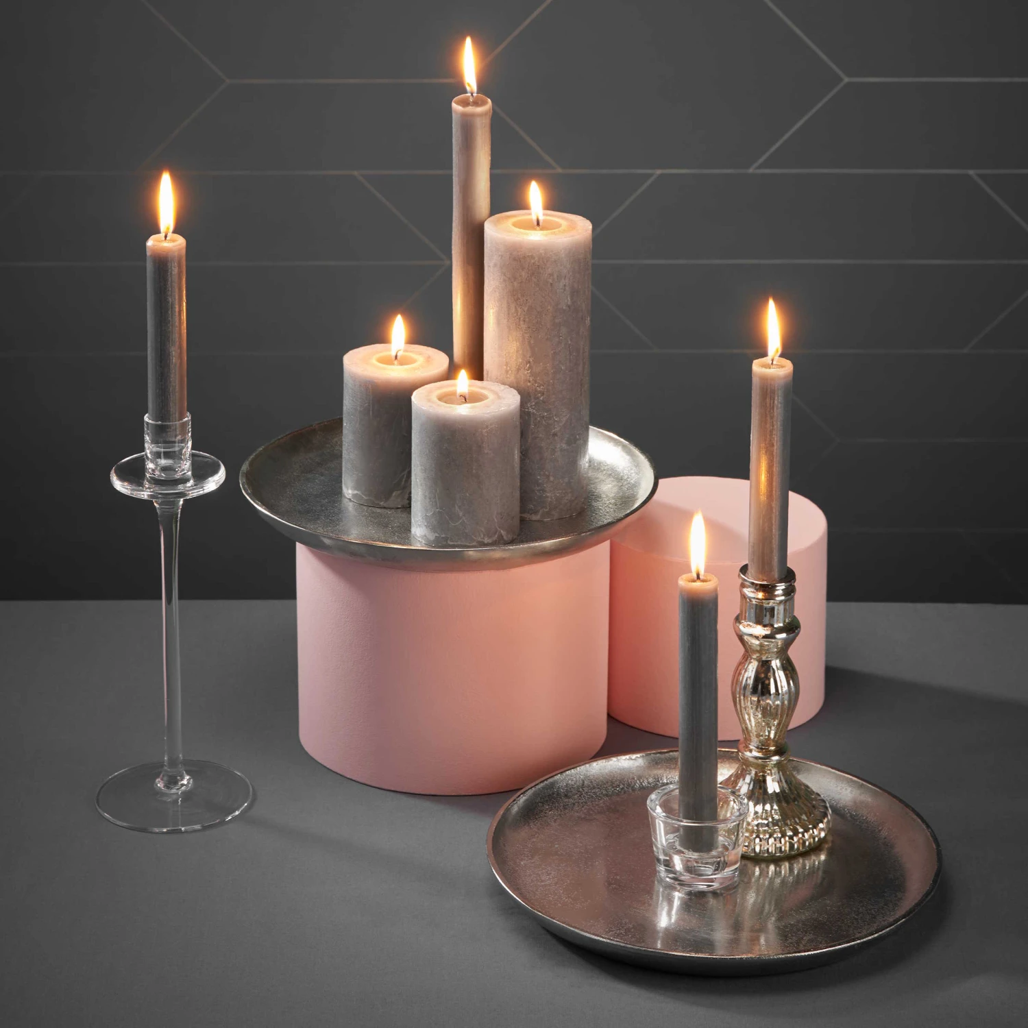 Deko-Teller Ø27cm BANQUET In Silber - Image 7