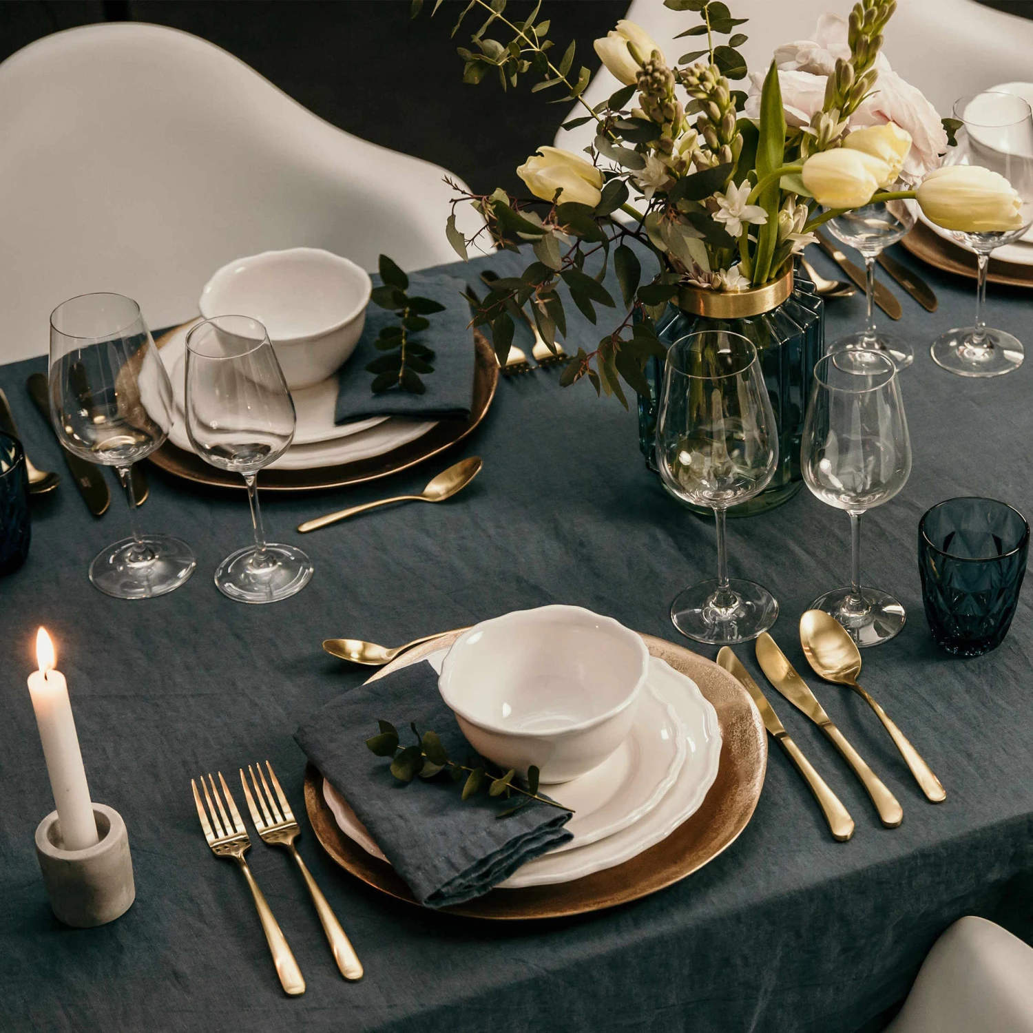 Deko-Teller Organisch Ø32cm BANQUET In Gold - Image 5