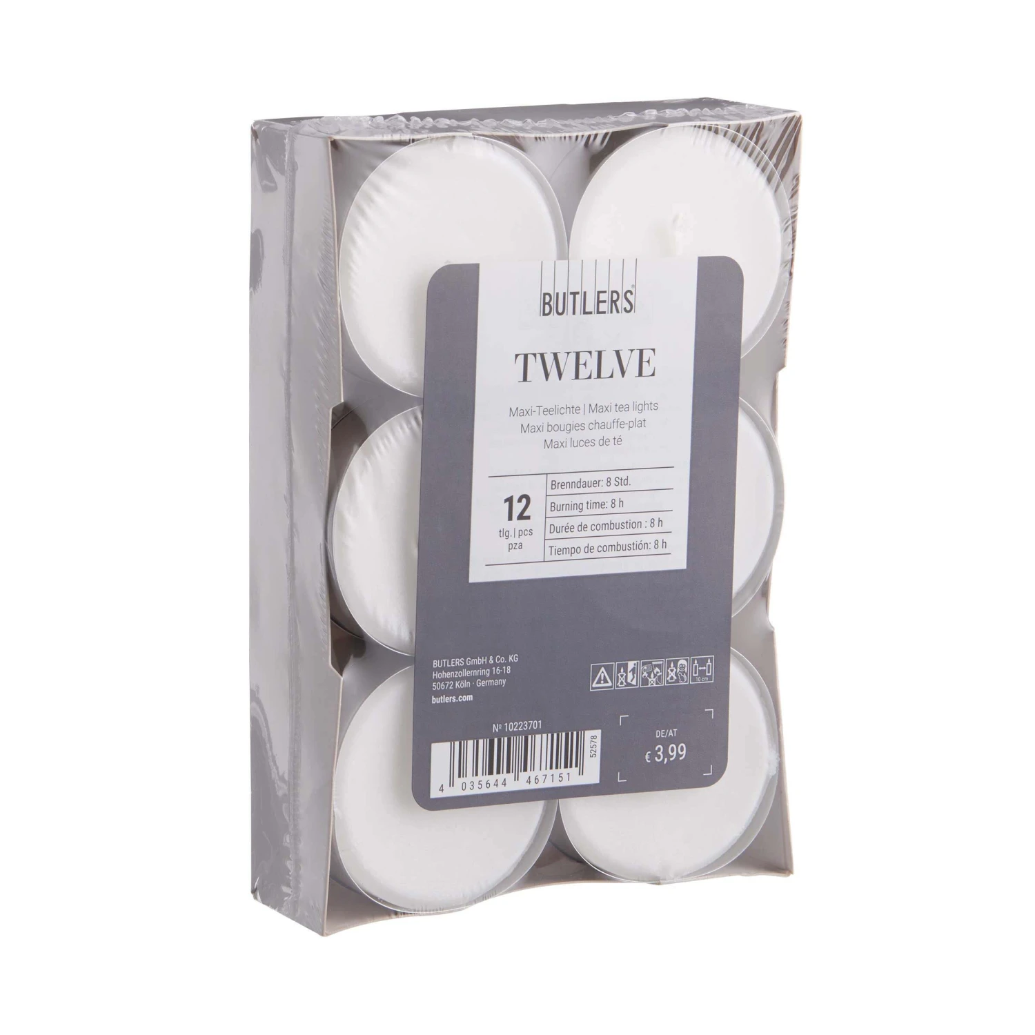 Kerzenhalter & Maxi Teelicht-Set HIGHLIGHT In Schwarz - Image 4