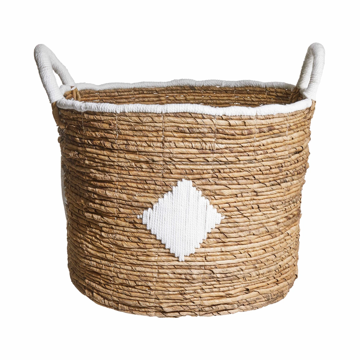 Korb Aus Bananenblatt Ø37cm BANANAS In Natur-Weiß - Image 2