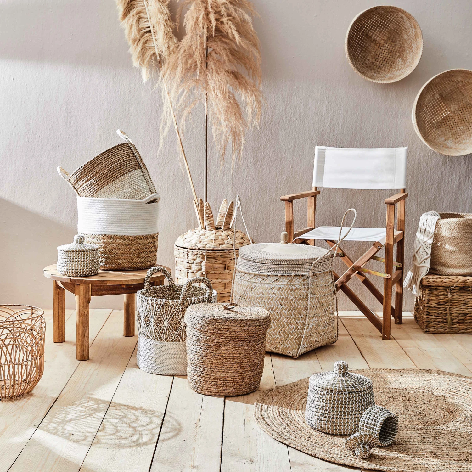 Korb Ø28cm BASIC BRAID In Natur - Image 2