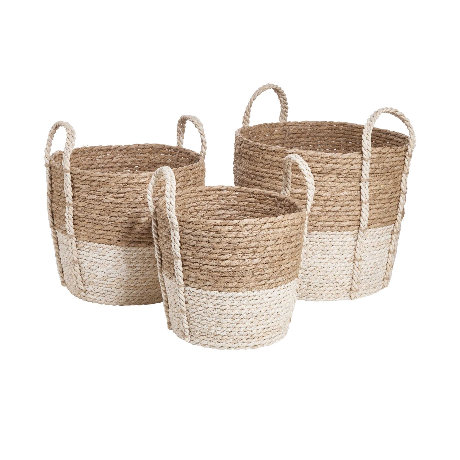 Korb Ø28cm BASIC BRAID In Natur - Image 5