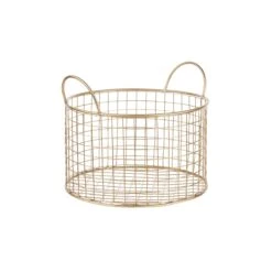 Korb Rund Ø22cm HOOP In Gold