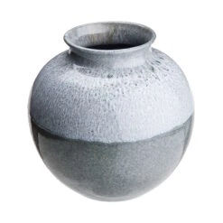 Vase Höhe 20cm AQUARELLE In Petrol