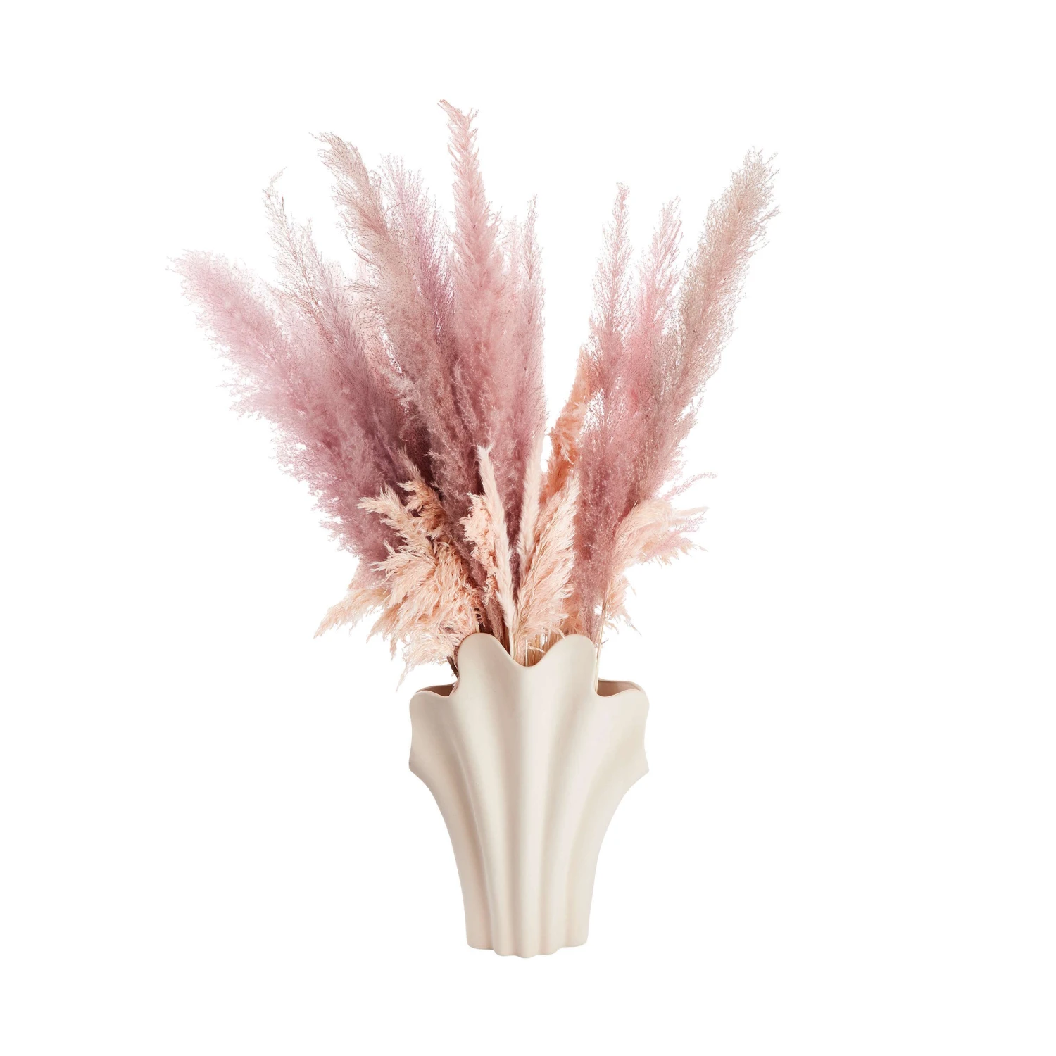 Vase Höhe 46cm SHELL In Beige - Image 2